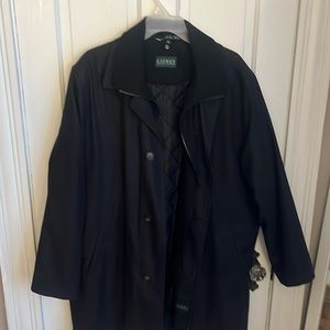 Ralph Lauren lined trench coat.